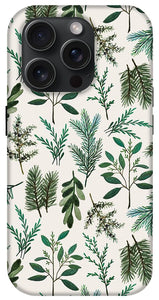 Winter Branch Pattern - Phone Case