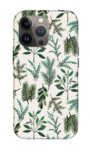 Winter Branch Pattern - Phone Case