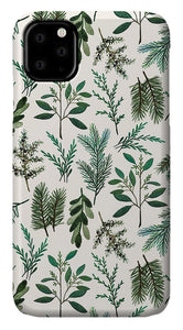 Winter Branch Pattern - Phone Case