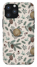 Load image into Gallery viewer, Winter Branches, Berries and Pine Cones - Phone Case
