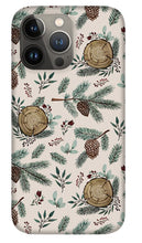 Load image into Gallery viewer, Winter Branches, Berries and Pine Cones - Phone Case