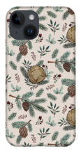 Load image into Gallery viewer, Winter Branches, Berries and Pine Cones - Phone Case