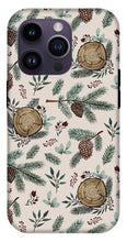 Load image into Gallery viewer, Winter Branches, Berries and Pine Cones - Phone Case
