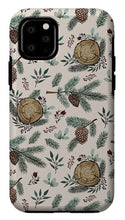 Load image into Gallery viewer, Winter Branches, Berries and Pine Cones - Phone Case