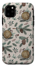 Load image into Gallery viewer, Winter Branches, Berries and Pine Cones - Phone Case
