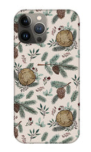 Load image into Gallery viewer, Winter Branches, Berries and Pine Cones - Phone Case