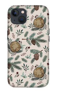 Winter Branches, Berries and Pine Cones - Phone Case