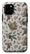 Load image into Gallery viewer, Winter Branches, Berries and Pine Cones - Phone Case