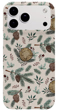 Load image into Gallery viewer, Winter Branches, Berries and Pine Cones - Phone Case