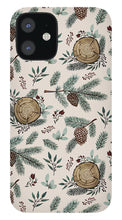 Load image into Gallery viewer, Winter Branches, Berries and Pine Cones - Phone Case
