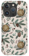 Load image into Gallery viewer, Winter Branches, Berries and Pine Cones - Phone Case