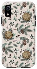 Load image into Gallery viewer, Winter Branches, Berries and Pine Cones - Phone Case