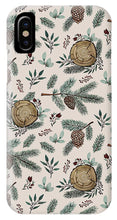 Load image into Gallery viewer, Winter Branches, Berries and Pine Cones - Phone Case