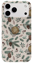 Load image into Gallery viewer, Winter Branches, Berries and Pine Cones - Phone Case