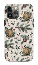 Load image into Gallery viewer, Winter Branches, Berries and Pine Cones - Phone Case