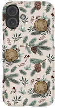 Load image into Gallery viewer, Winter Branches, Berries and Pine Cones - Phone Case