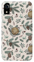 Load image into Gallery viewer, Winter Branches, Berries and Pine Cones - Phone Case
