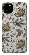 Load image into Gallery viewer, Winter Branches, Berries and Pine Cones - Phone Case