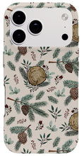 Load image into Gallery viewer, Winter Branches, Berries and Pine Cones - Phone Case