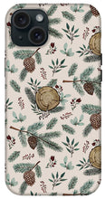 Load image into Gallery viewer, Winter Branches, Berries and Pine Cones - Phone Case