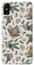 Load image into Gallery viewer, Winter Branches, Berries and Pine Cones - Phone Case