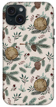 Load image into Gallery viewer, Winter Branches, Berries and Pine Cones - Phone Case