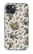 Load image into Gallery viewer, Winter Branches, Berries and Pine Cones - Phone Case