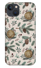 Load image into Gallery viewer, Winter Branches, Berries and Pine Cones - Phone Case