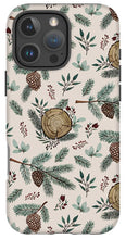 Load image into Gallery viewer, Winter Branches, Berries and Pine Cones - Phone Case