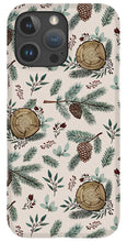 Load image into Gallery viewer, Winter Branches, Berries and Pine Cones - Phone Case
