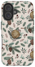 Load image into Gallery viewer, Winter Branches, Berries and Pine Cones - Phone Case