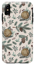 Load image into Gallery viewer, Winter Branches, Berries and Pine Cones - Phone Case