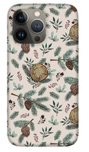 Load image into Gallery viewer, Winter Branches, Berries and Pine Cones - Phone Case
