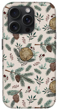 Load image into Gallery viewer, Winter Branches, Berries and Pine Cones - Phone Case