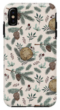 Load image into Gallery viewer, Winter Branches, Berries and Pine Cones - Phone Case