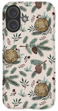 Load image into Gallery viewer, Winter Branches, Berries and Pine Cones - Phone Case