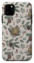 Load image into Gallery viewer, Winter Branches, Berries and Pine Cones - Phone Case