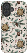 Load image into Gallery viewer, Winter Branches, Berries and Pine Cones - Phone Case