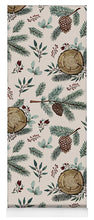 Load image into Gallery viewer, Winter Branches, Berries and Pine Cones - Yoga Mat