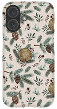 Load image into Gallery viewer, Winter Branches, Berries and Pine Cones - Phone Case