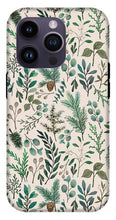 Load image into Gallery viewer, Winter Eucalyptus and Berry Pattern - Phone Case