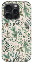 Load image into Gallery viewer, Winter Eucalyptus and Berry Pattern - Phone Case