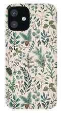 Load image into Gallery viewer, Winter Eucalyptus and Berry Pattern - Phone Case