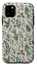 Load image into Gallery viewer, Winter Eucalyptus and Berry Pattern - Phone Case