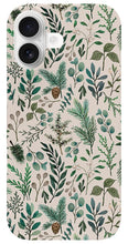 Load image into Gallery viewer, Winter Eucalyptus and Berry Pattern - Phone Case