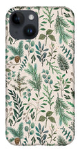 Load image into Gallery viewer, Winter Eucalyptus and Berry Pattern - Phone Case