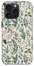 Load image into Gallery viewer, Winter Eucalyptus and Berry Pattern - Phone Case