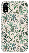 Load image into Gallery viewer, Winter Eucalyptus and Berry Pattern - Phone Case