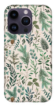 Load image into Gallery viewer, Winter Eucalyptus and Berry Pattern - Phone Case