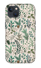 Load image into Gallery viewer, Winter Eucalyptus and Berry Pattern - Phone Case